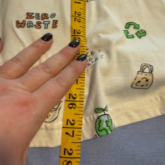 Denim & Flower Green and Blue Short Sleeve Tee - Picture 6 of 7